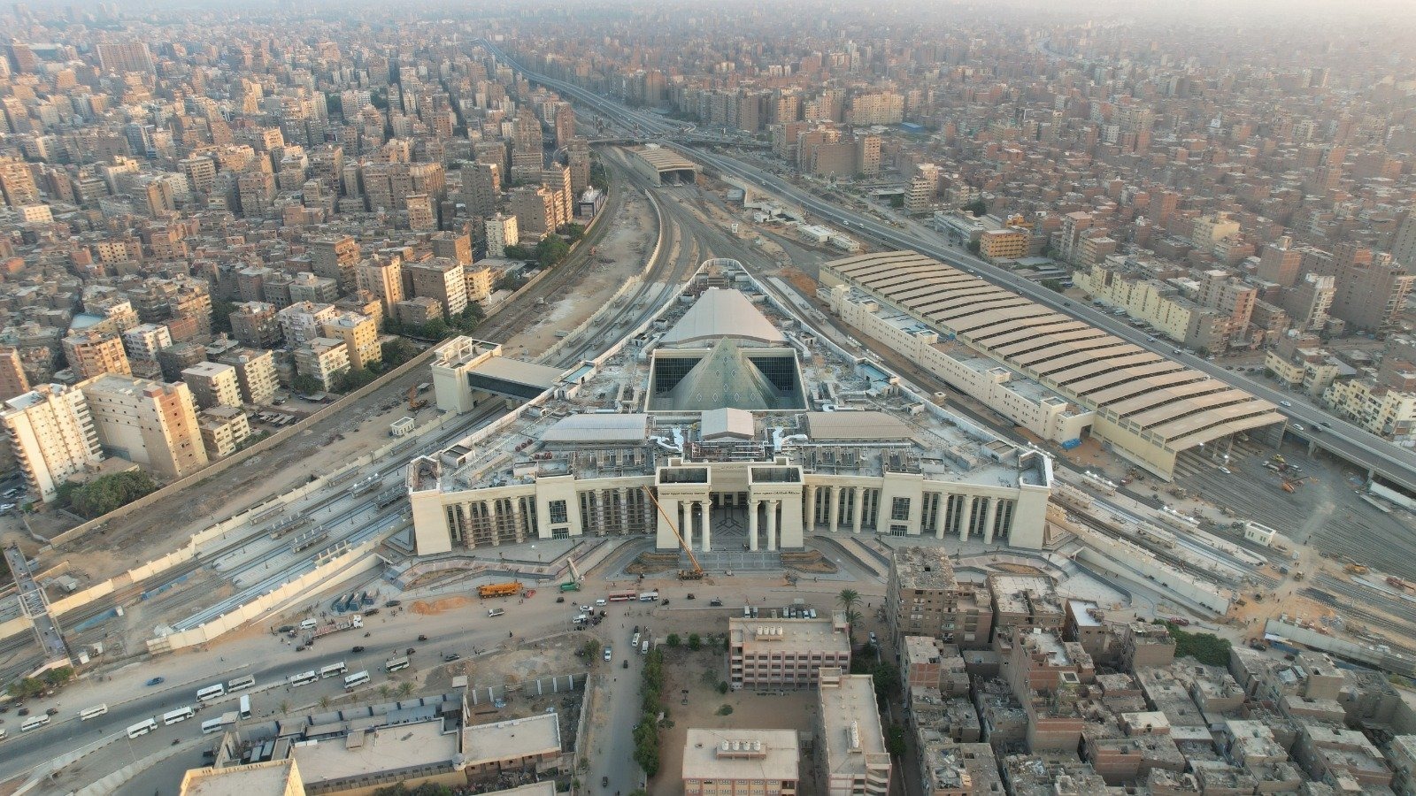 افتتاح محطة قطارات صعيد مصر